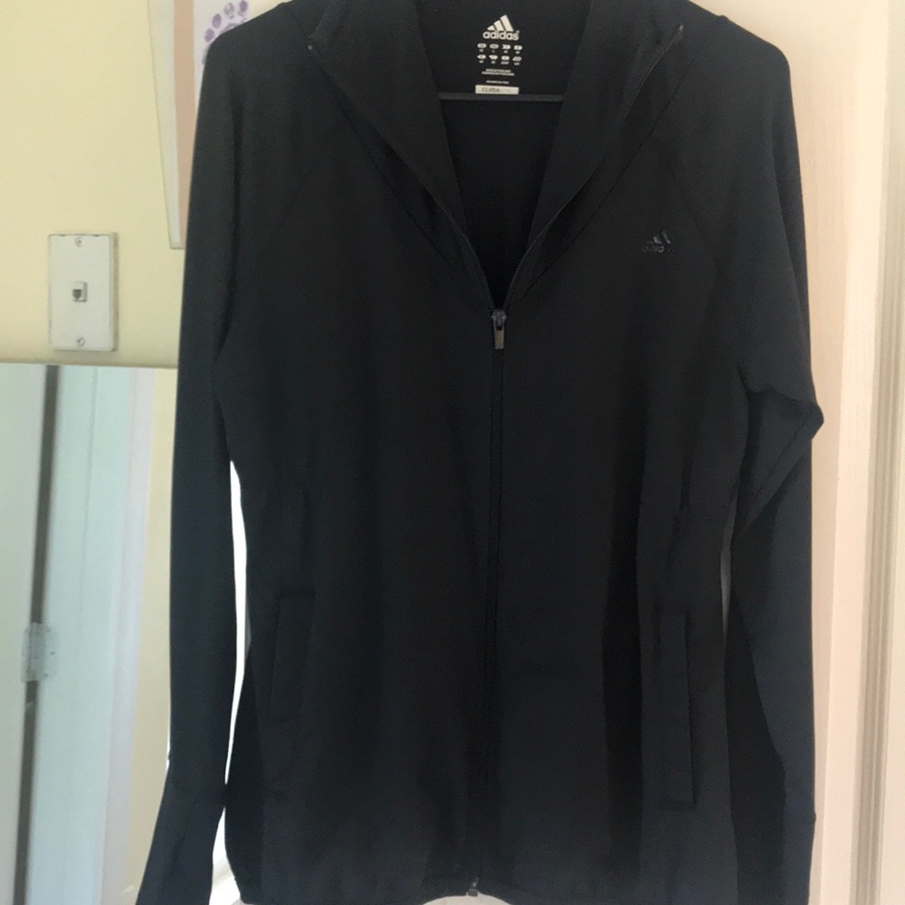 Women’s adidas climalite Black/Black jacket